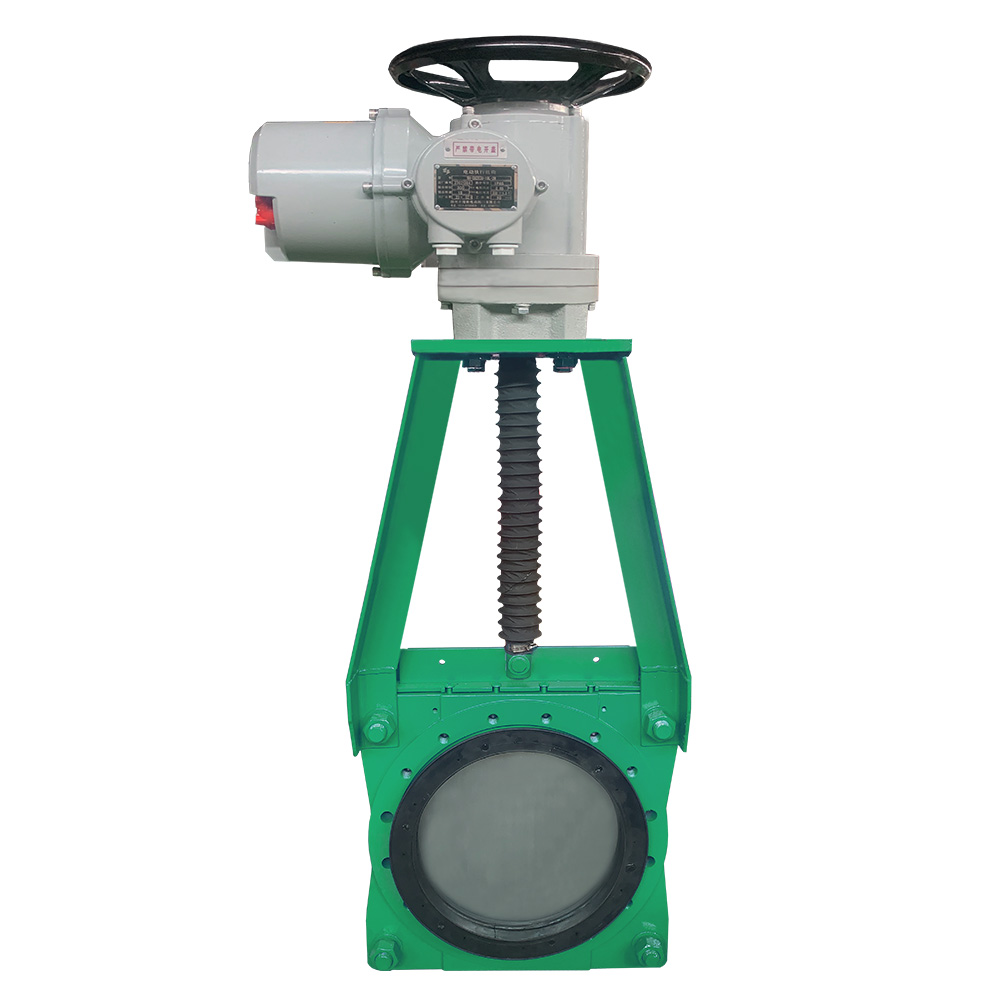 電動(dòng)對夾式礦漿刀閘閥