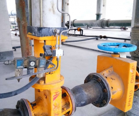 氣動管夾閥使用現(xiàn)場