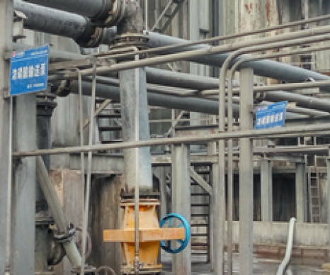 濃磷酸泵出口-手動管夾閥