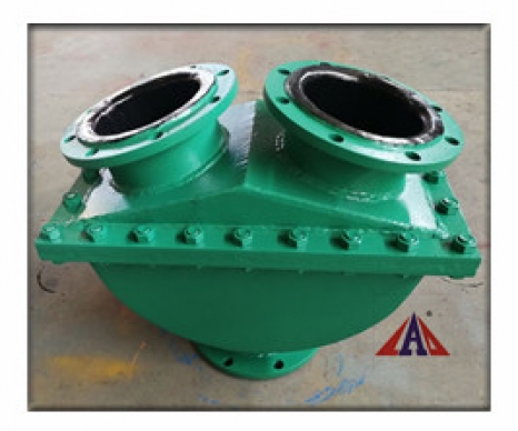 球形襯膠三通換向止回閥-3