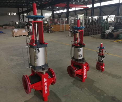 帶手輪氣動(dòng)管夾閥