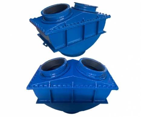 球形襯膠三通換向止回閥