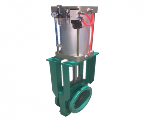 氣動礦漿刀閘閥（法蘭式）